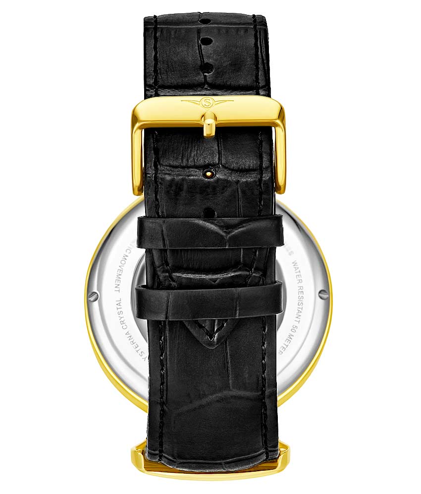 Gold Dial / Gold Case / Black Band
