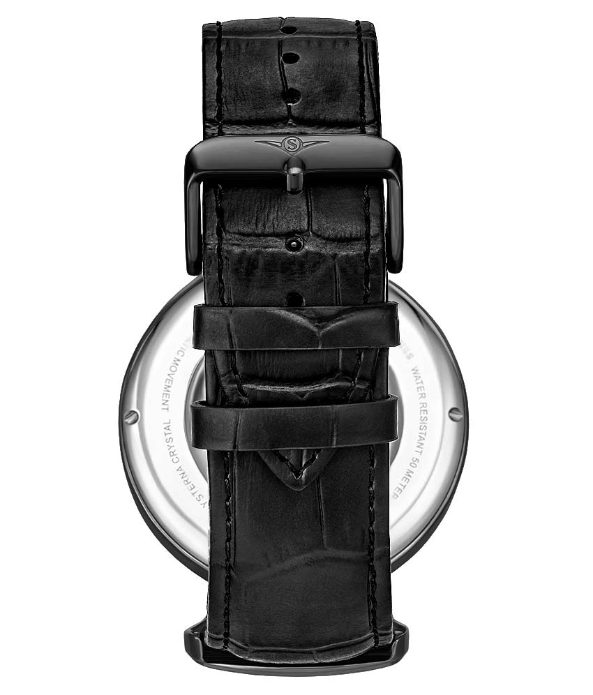 Silver Dial / Black Case / Black Band