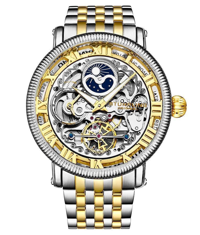 Gold Dial / Silver Case / Gold Band