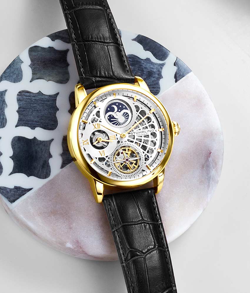 3926 Automatic 43mm Skeleton Stührling