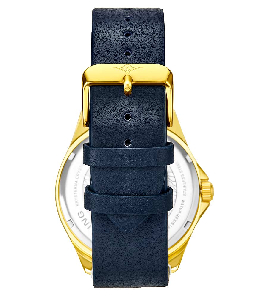 Blue Dial / Gold Case / Blue Band