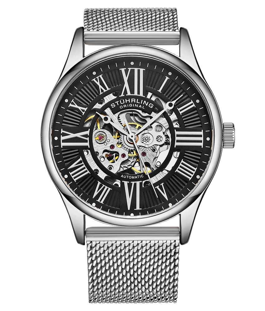 Black Dial / Silver Case / Silver Band