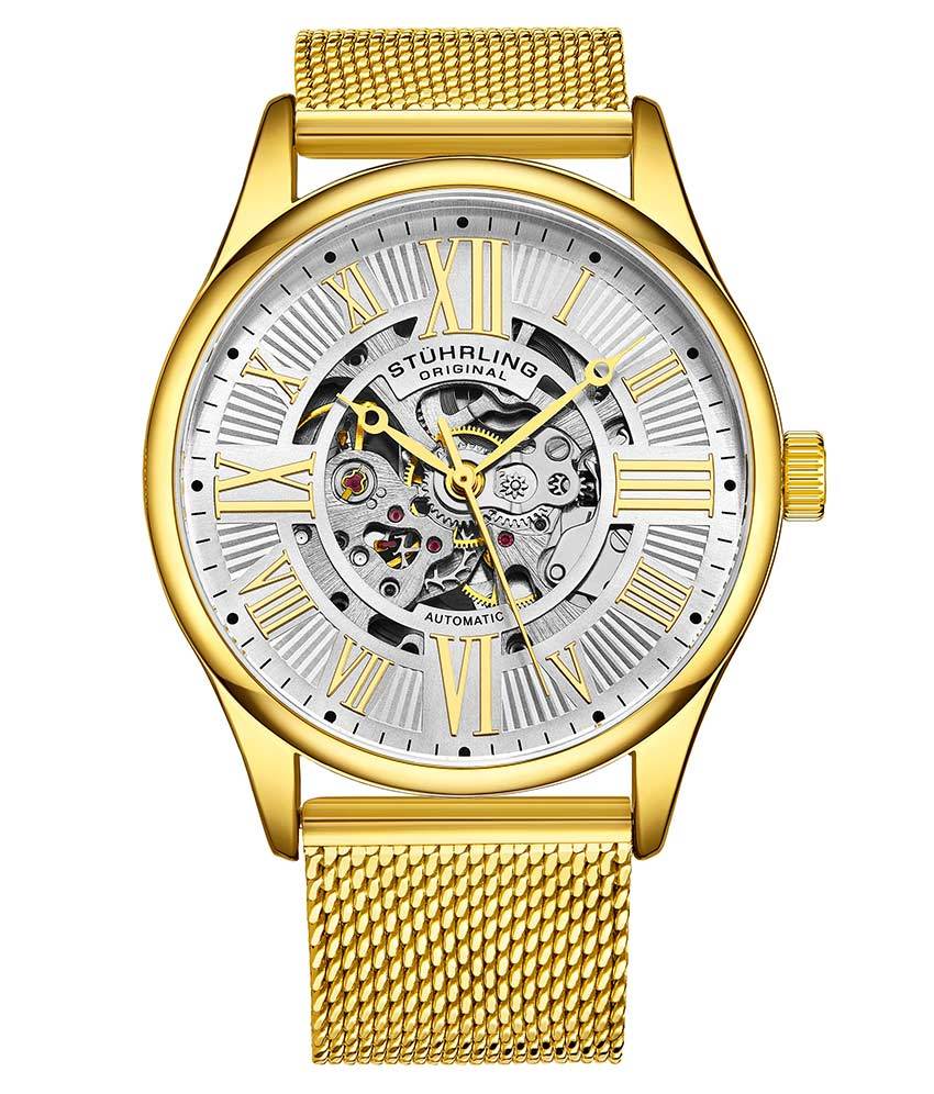Silver Dial / Gold Case / Gold Band