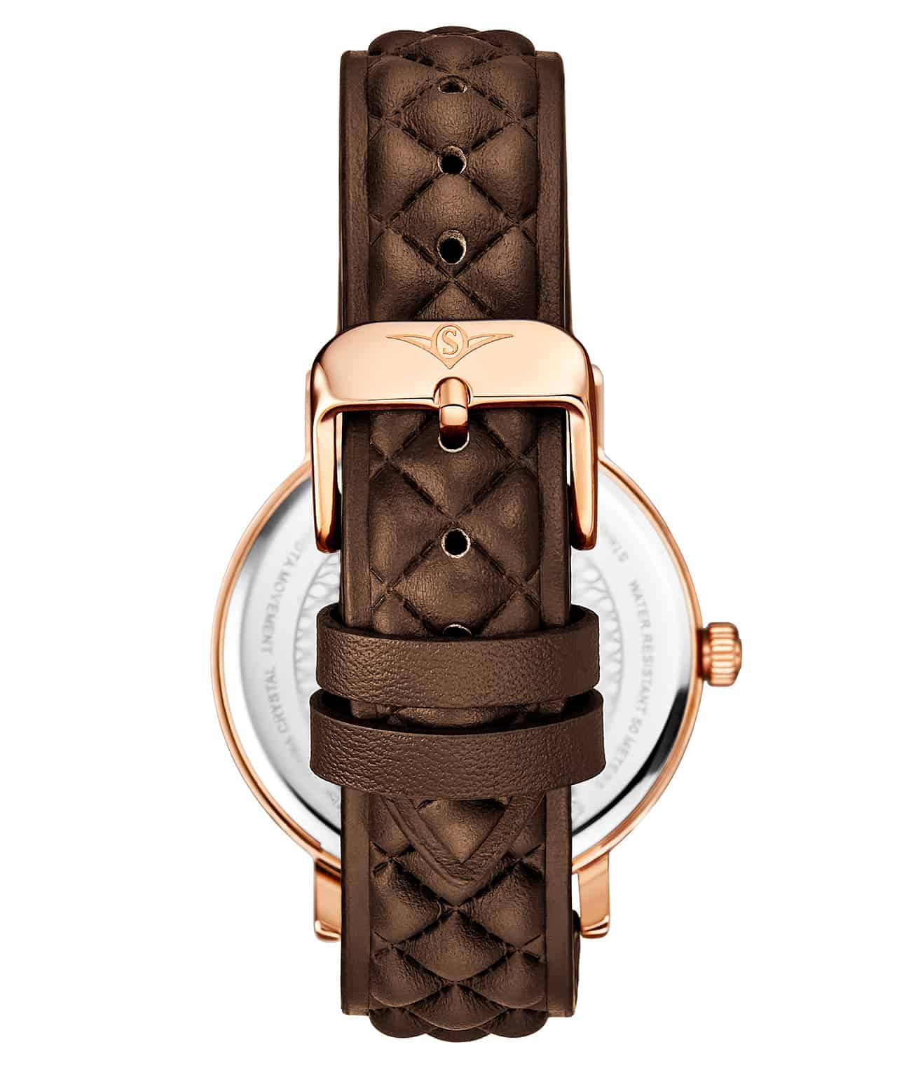 Rose Dial / Rose Case / Brown Band