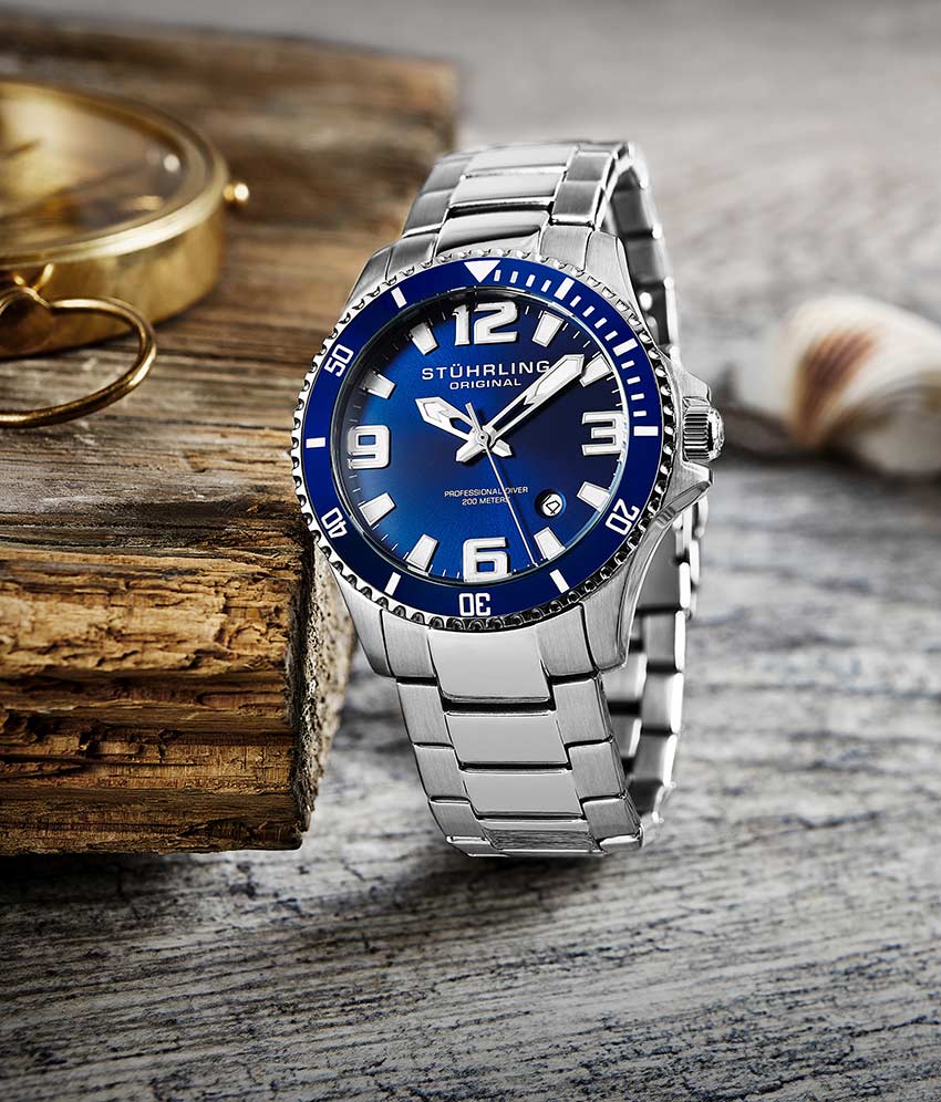 Blue Dial / Silver Case / Silver Band