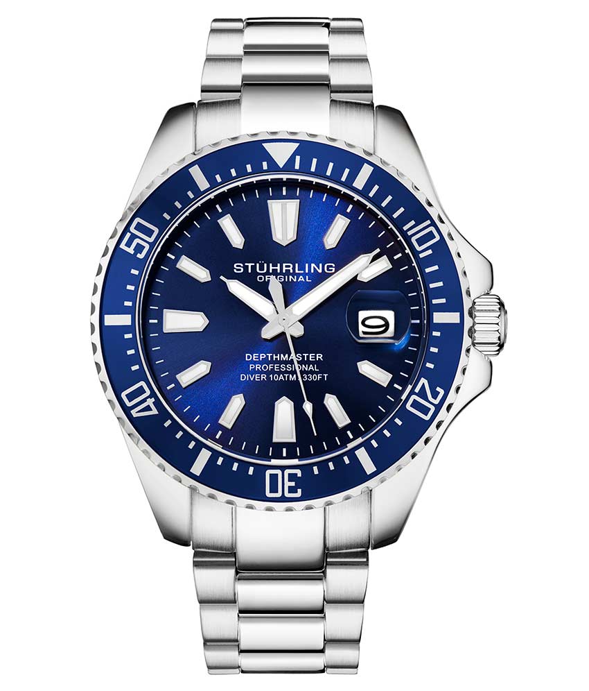 Depthmaster 3950A Quartz 42mm Diver Stührling - Main Image