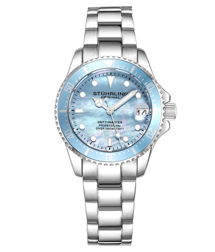 Light Blue Dial / Silver Case / Silver Band