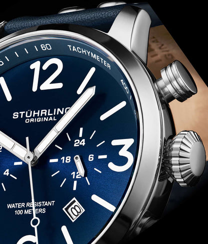 Blue Dial / Silver Case / Blue Band