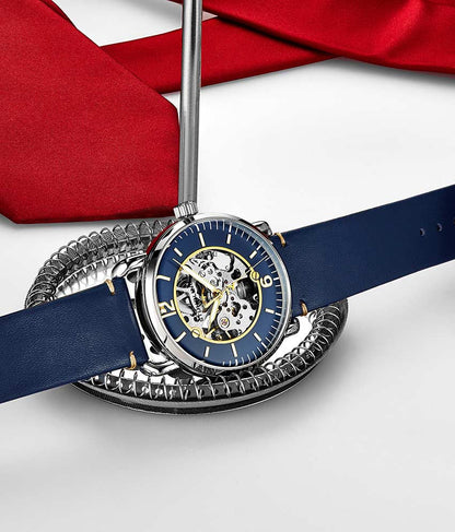 Blue Dial / Silver Case / Blue Band