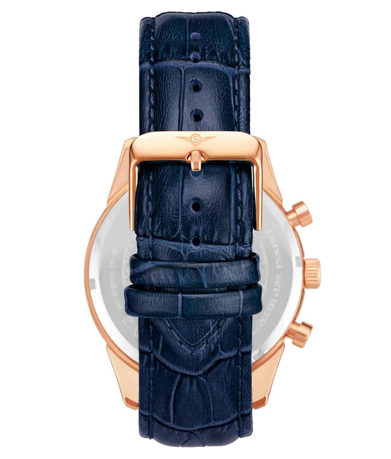 Blue Dial / Rose Case / Blue Band