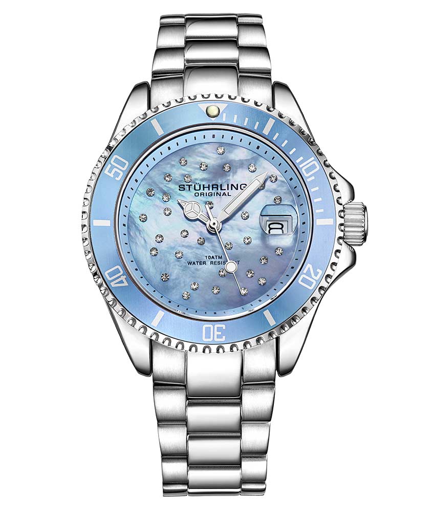 Light Blue Dial / Silver Case / Silver Band