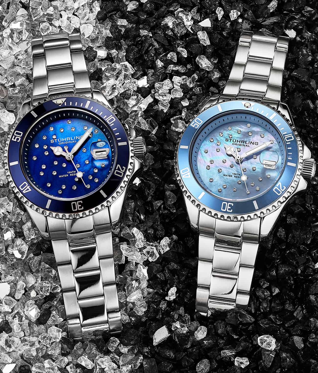 Light Blue Dial / Silver Case / Silver Band