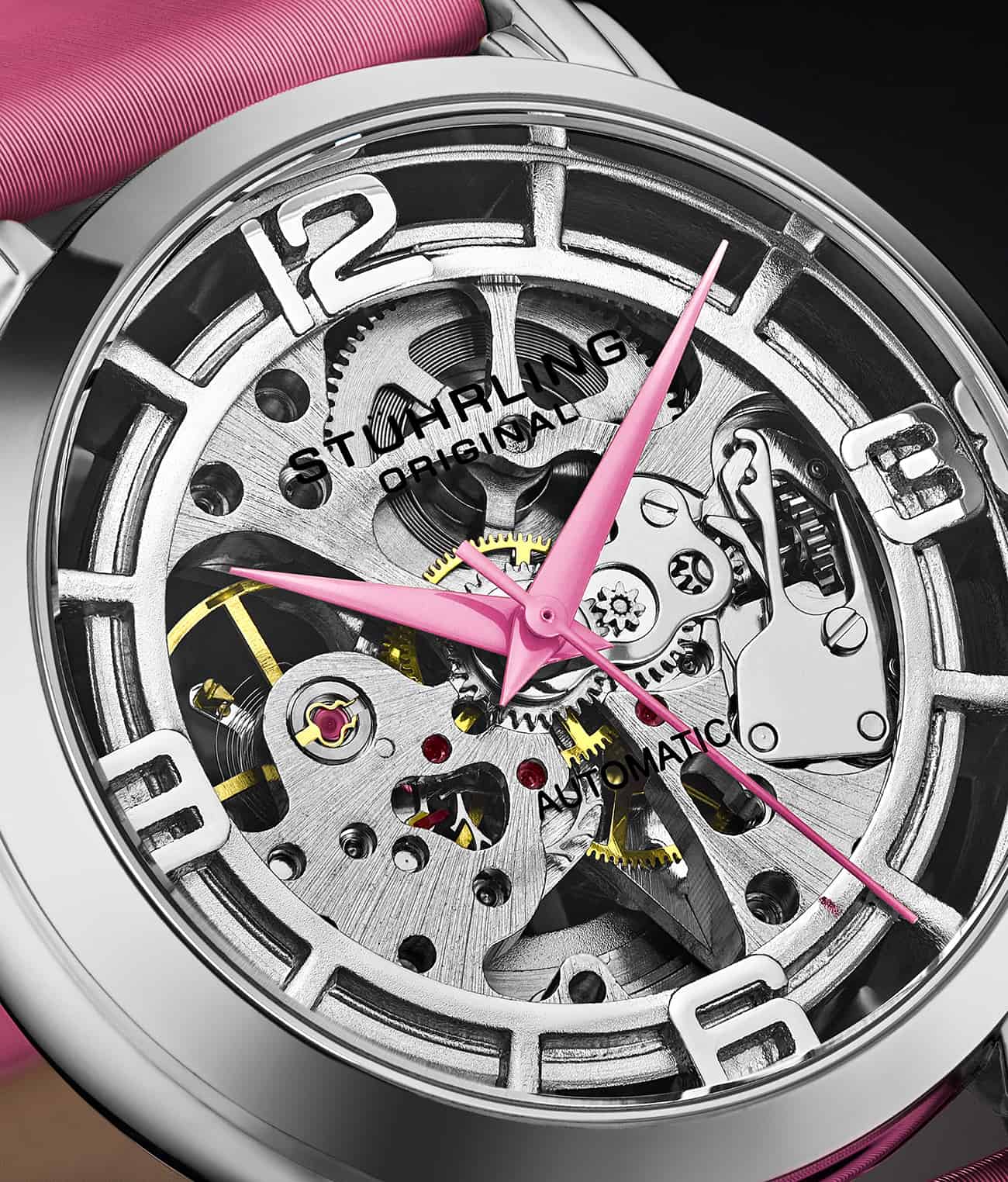 Silver Dial / Silver Case / Pink Band