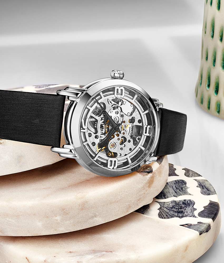 Silver Dial / Silver Case / Black Band