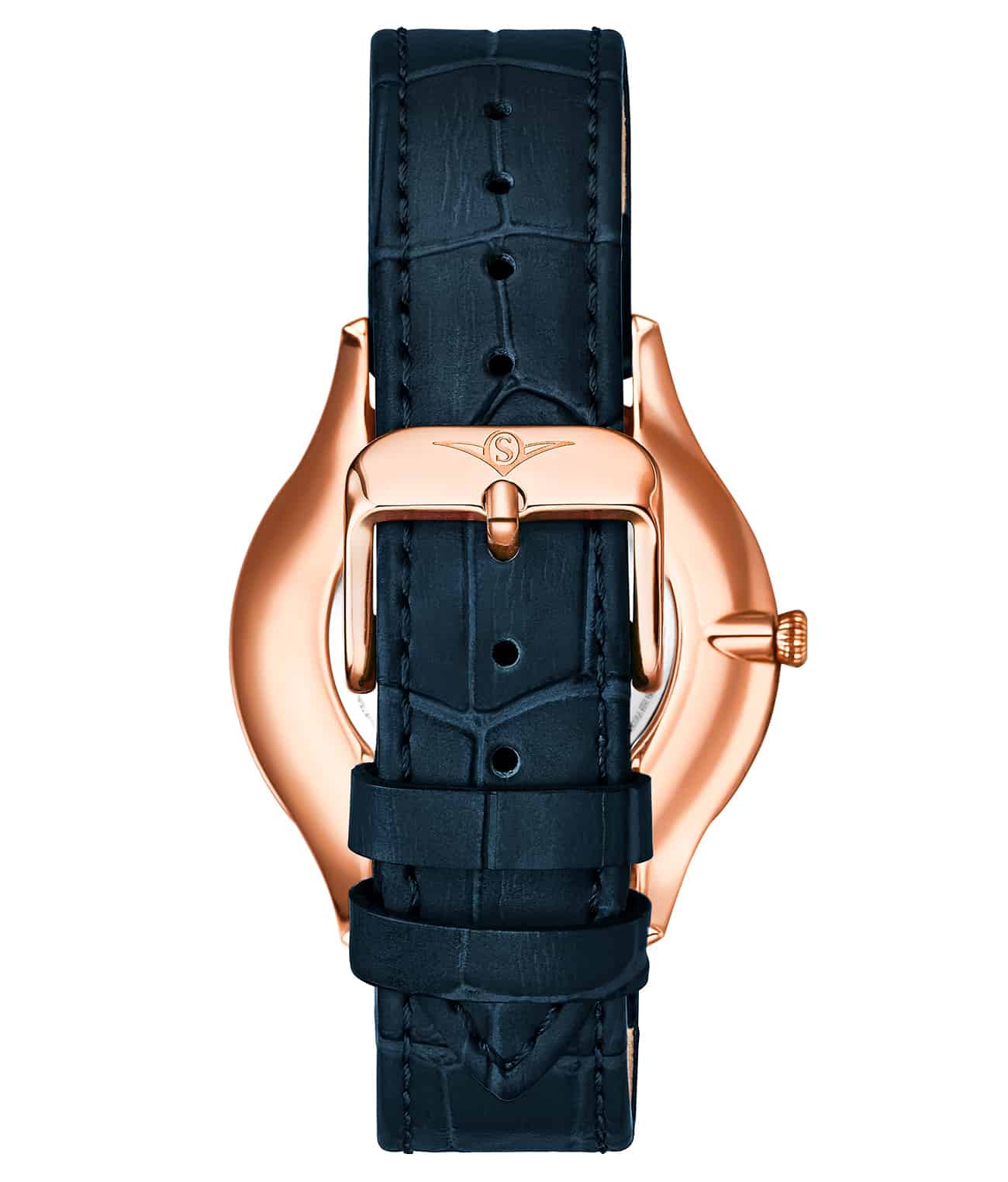 Blue Dial / Rose Case / Blue Band