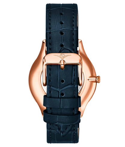 Blue Dial / Rose Case / Blue Band