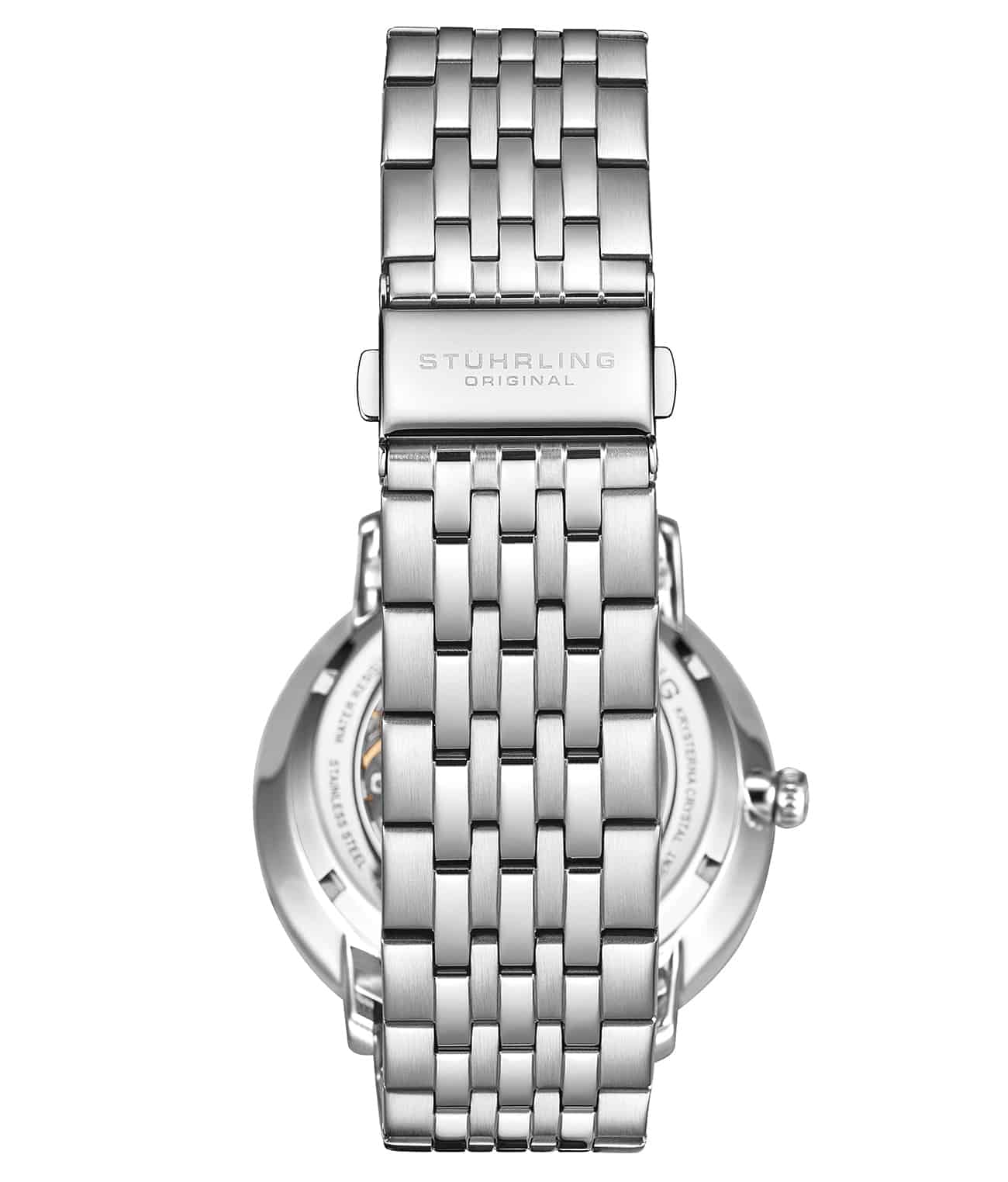 Black Dial / Silver Case / Silver Stainless Steel Bracelet Silver Deployant Buckle