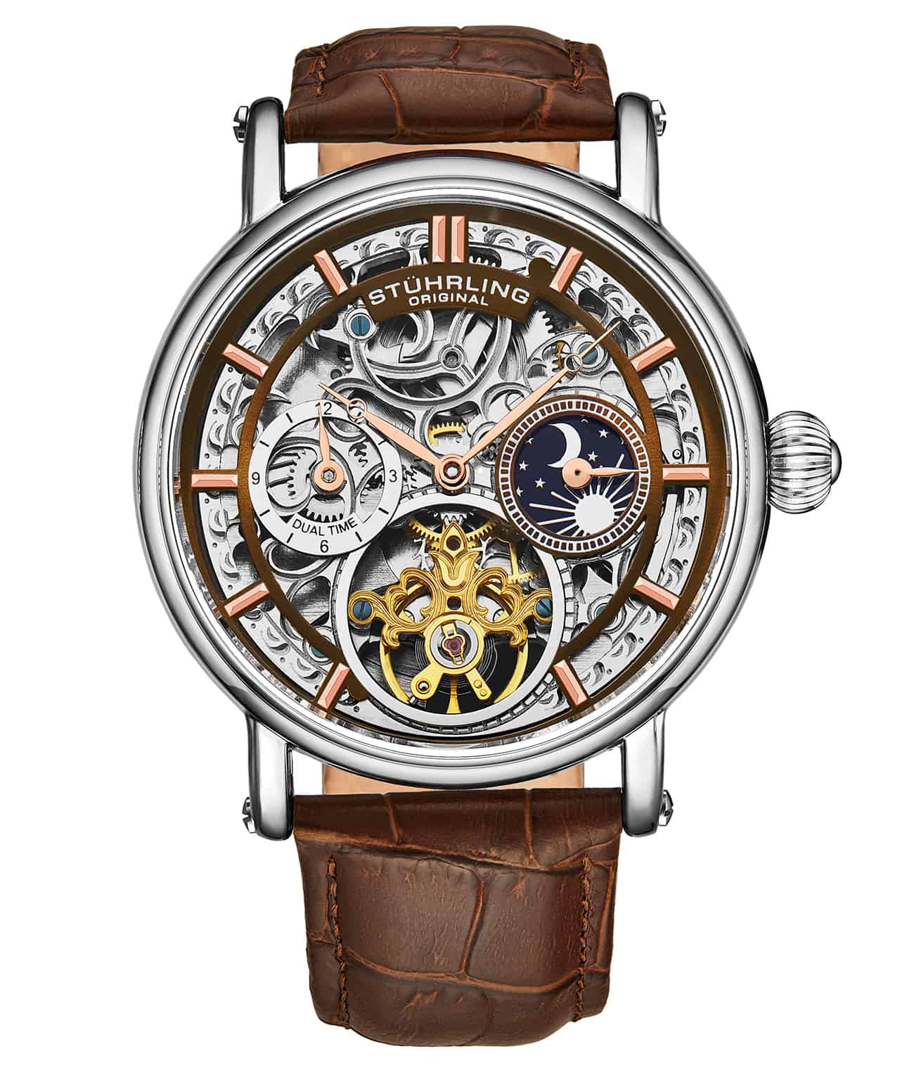 Macrocosm 4000 Automatic 43mm Skeleton Dual Time