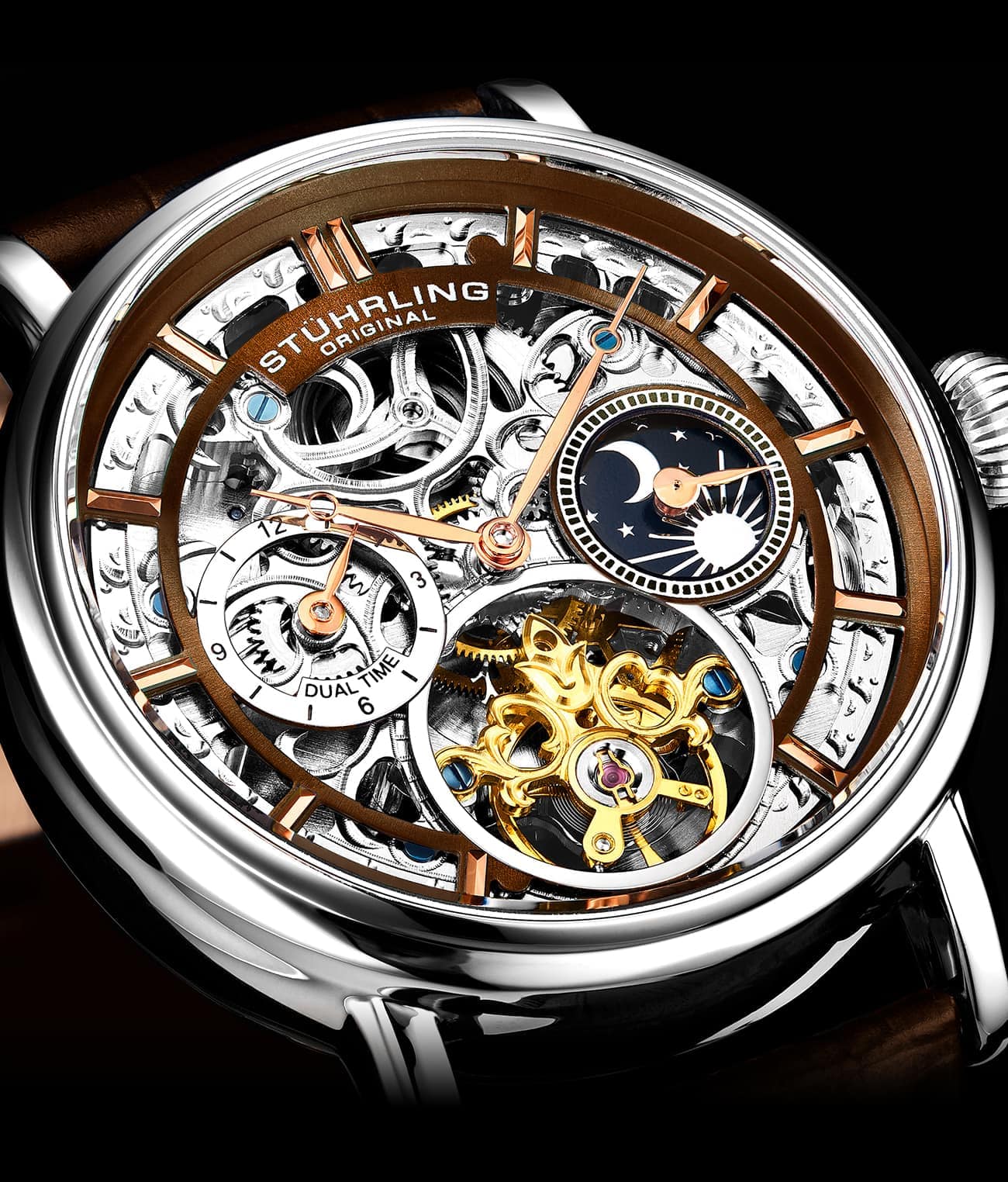 Macrocosm 4000 Automatic 43mm Skeleton with Dual Time