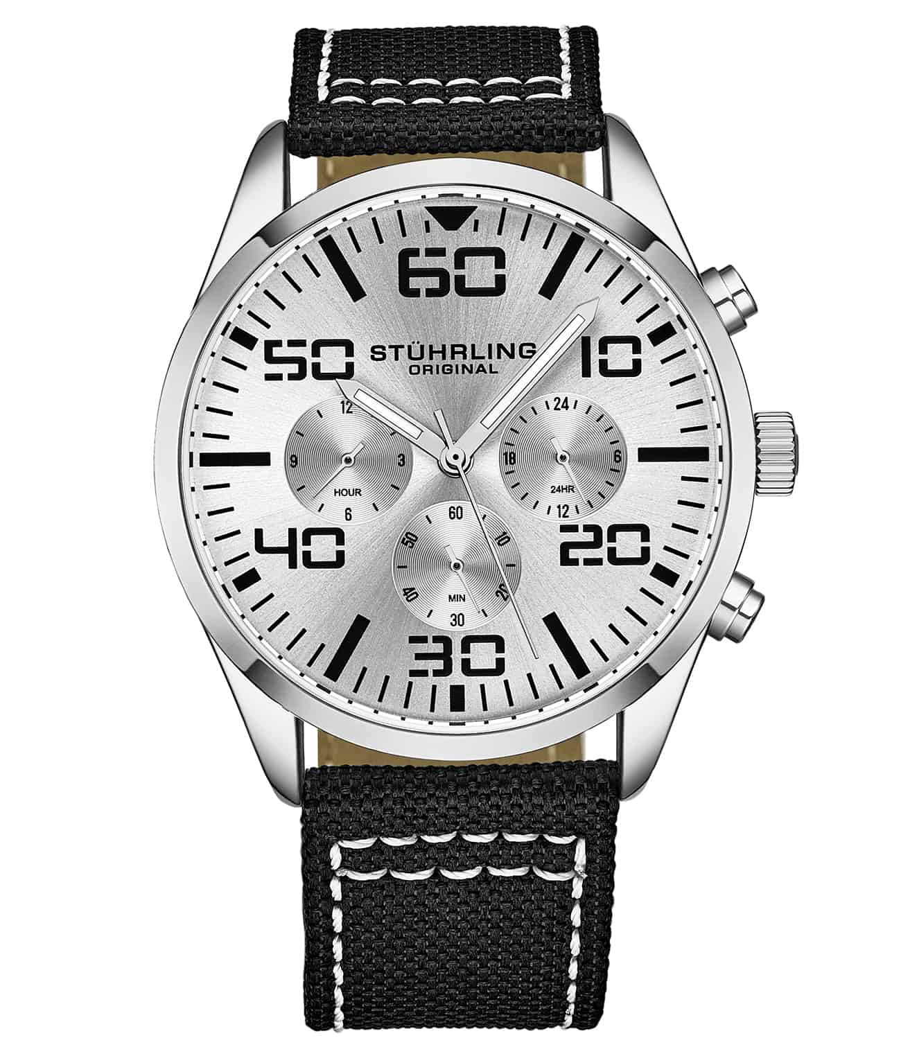 Silver Dial / Silver Case / Black Band