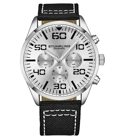 Silver Dial / Silver Case / Black Band