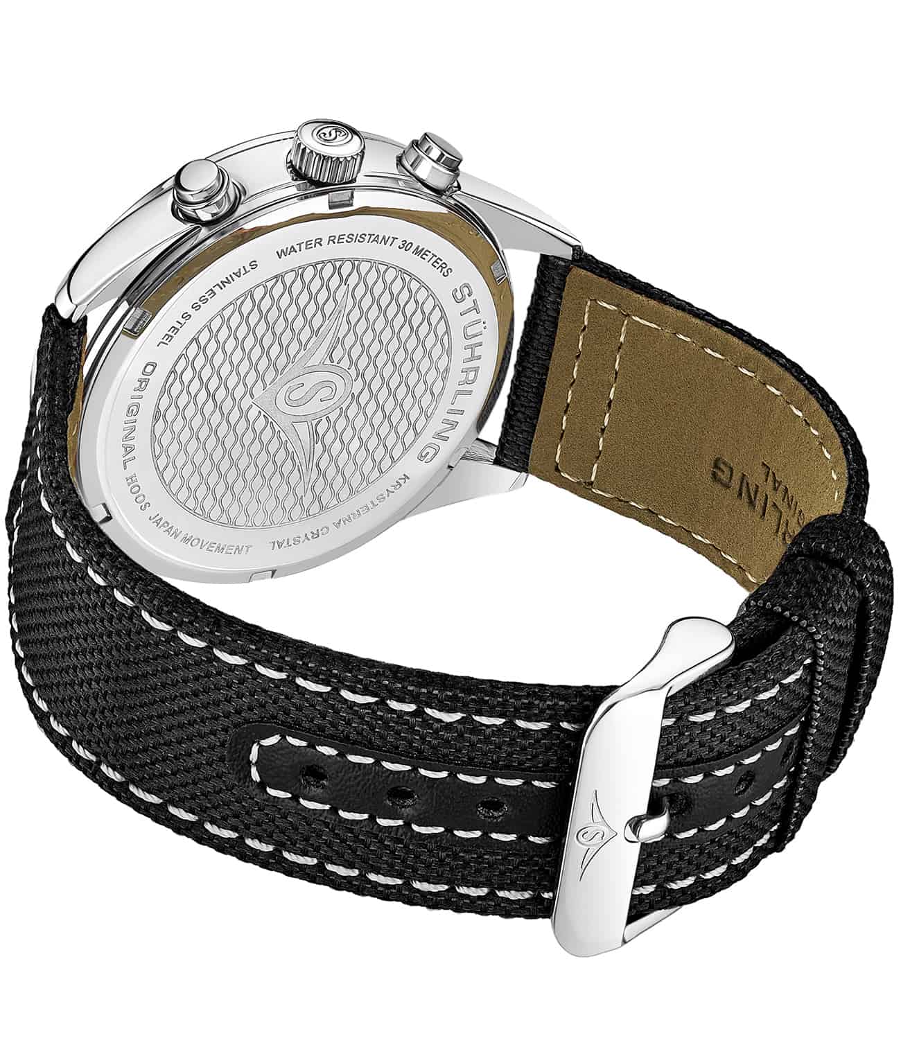 Black Dial / Silver Case / Black Band