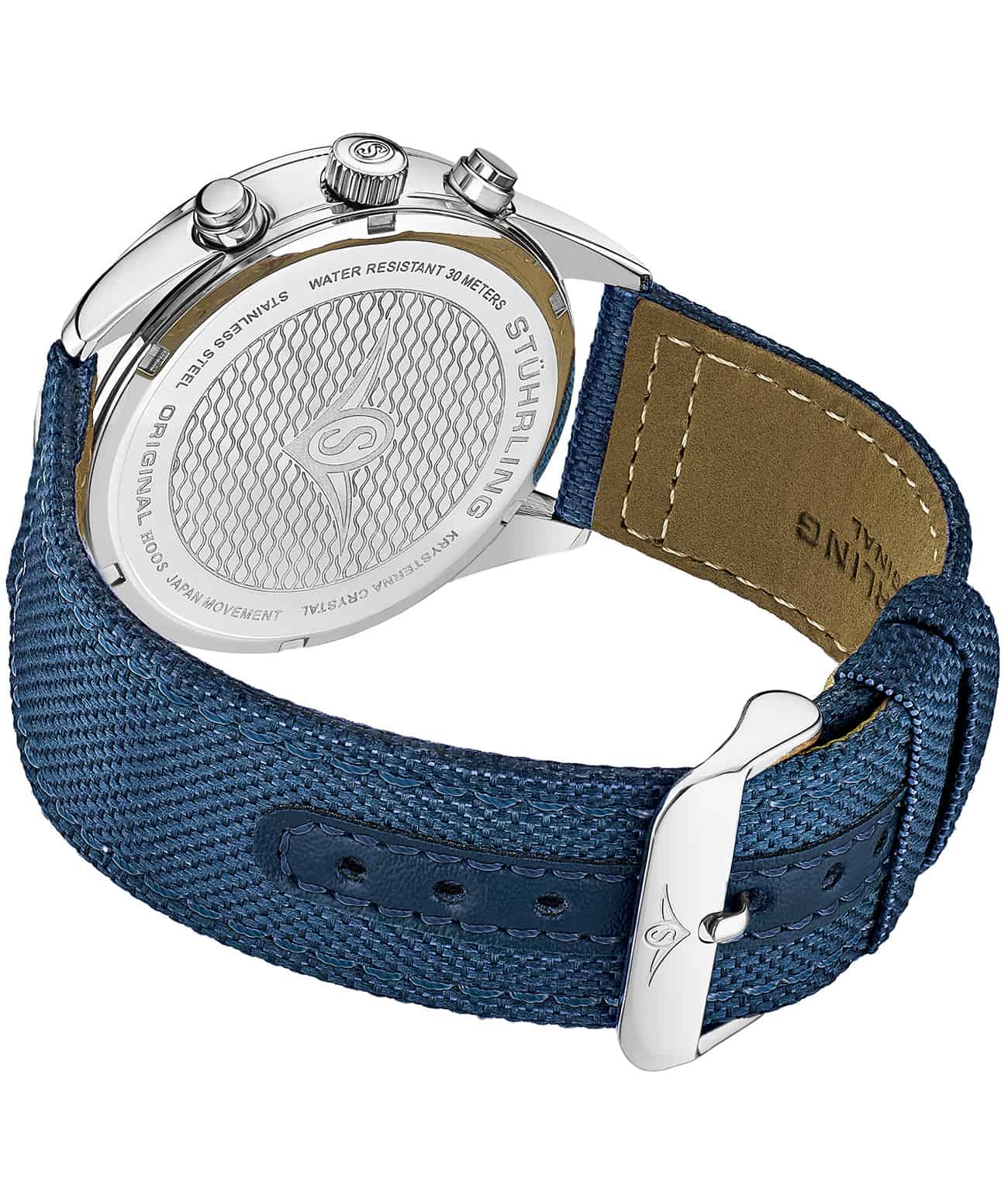 Silver Dial / Silver Case / Blue Band