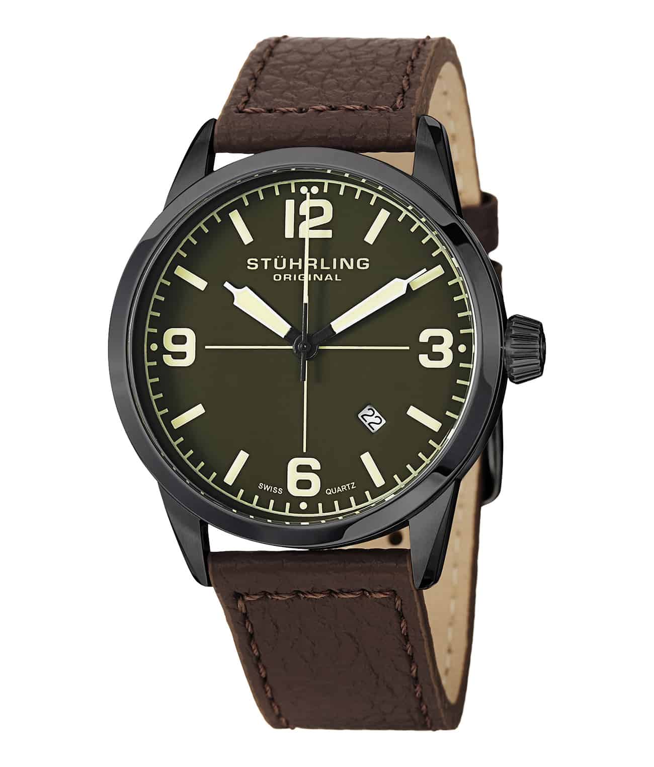 Green/Black PVD/Brown