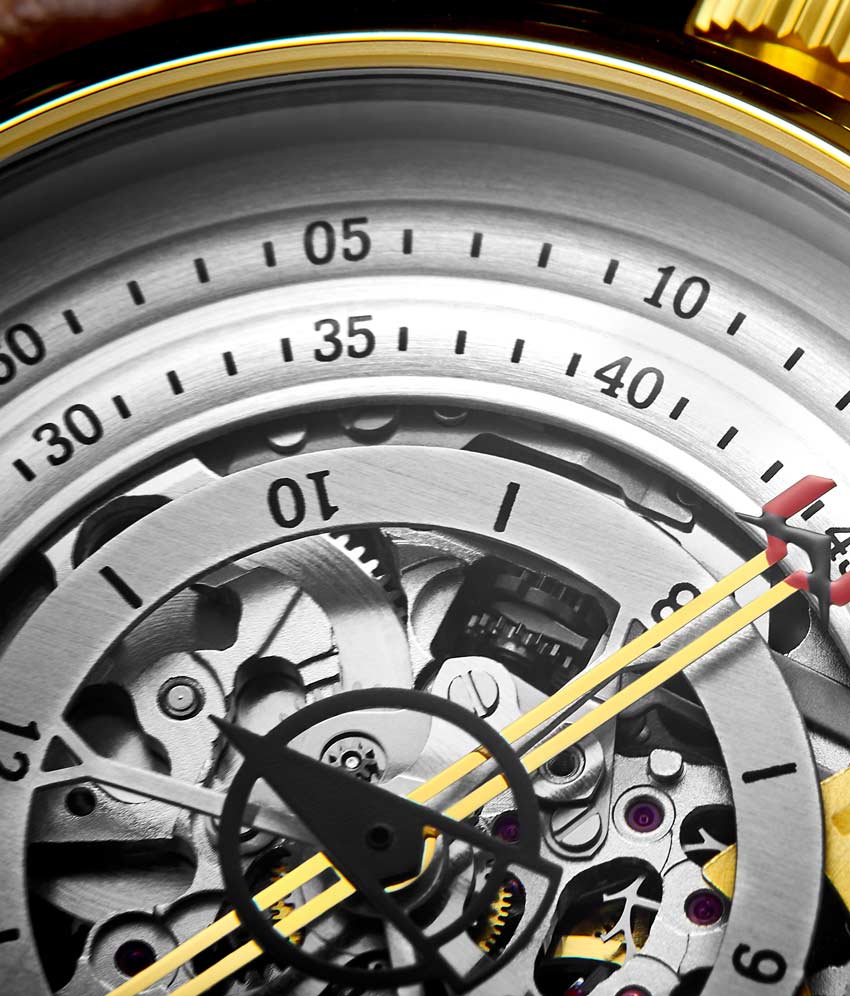 464 Automatic 42mm Skeleton Stührling