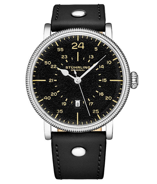 Black Dial / Silver Case / Black Band