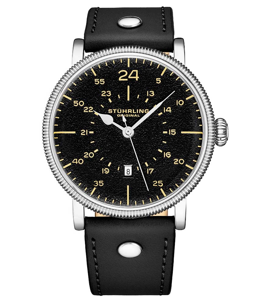 Black Dial / Silver Case / Black Band