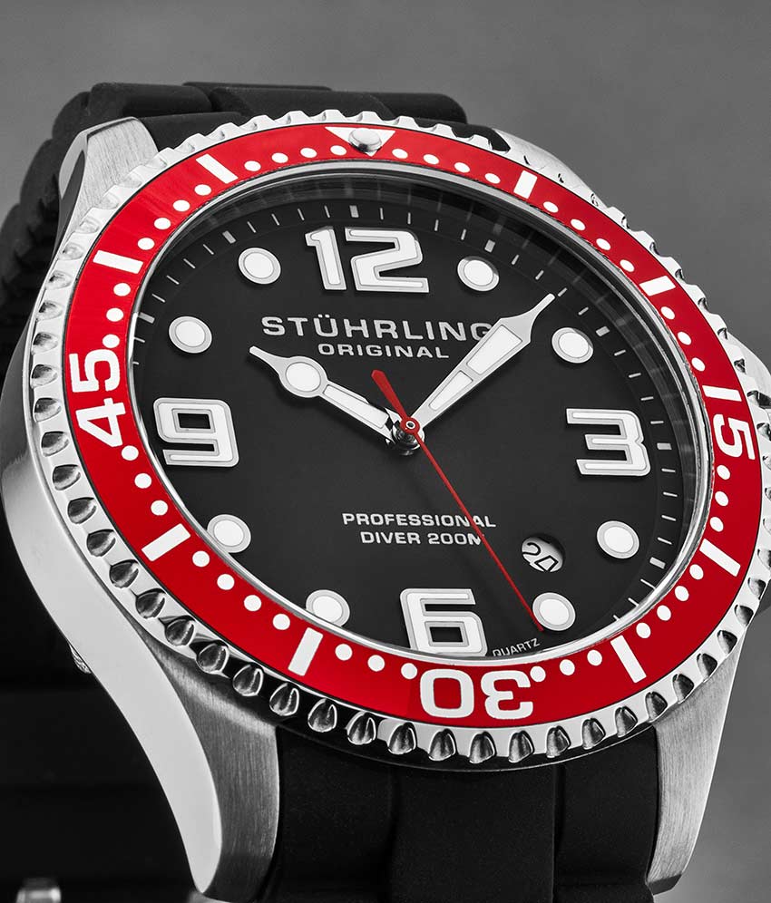 Aquadiver 675 Quartz 44mm Diver Stührling