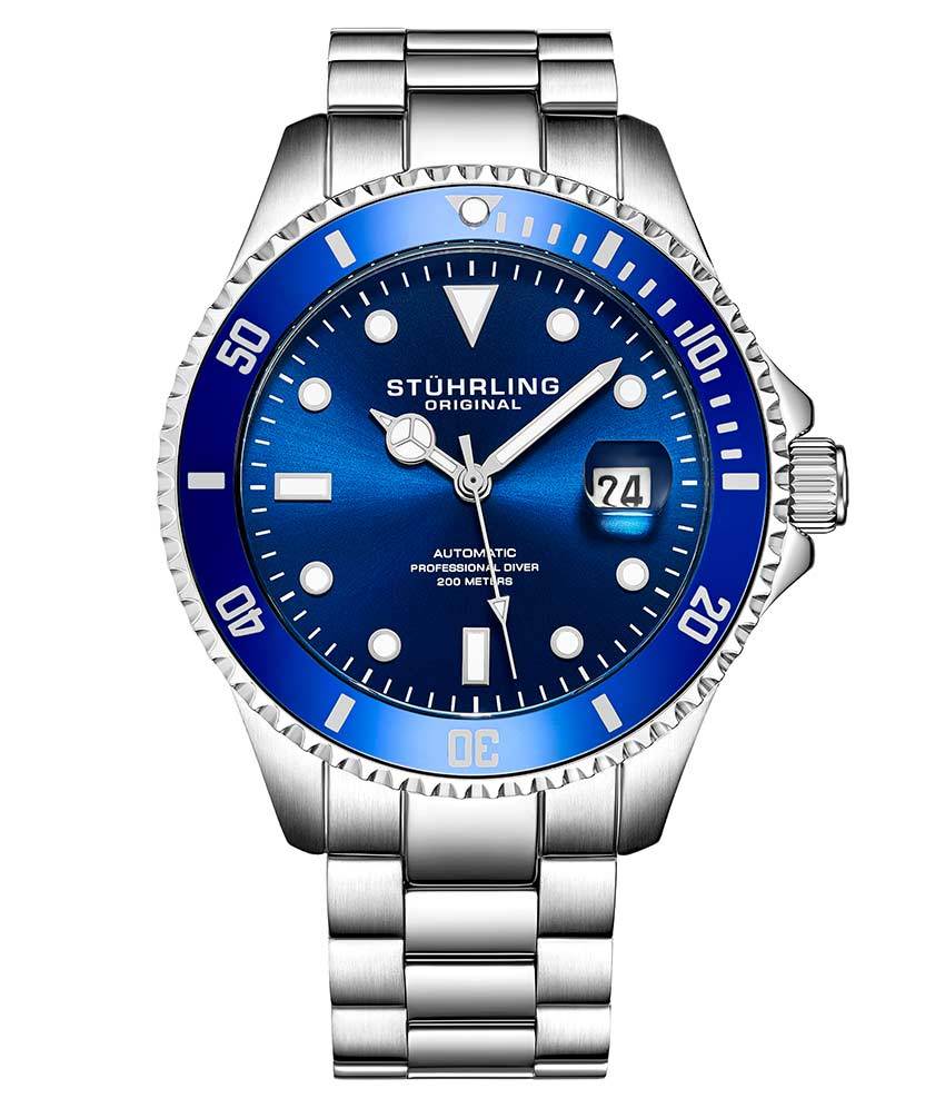 Blue Dial / Silver Case / Silver Band