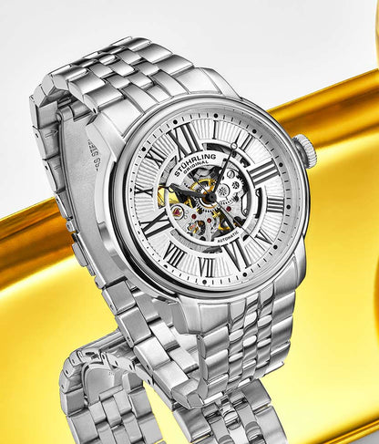 Silver Dial / Silver Case / Silver Stainless Steel Bracelet Deployant Buckle