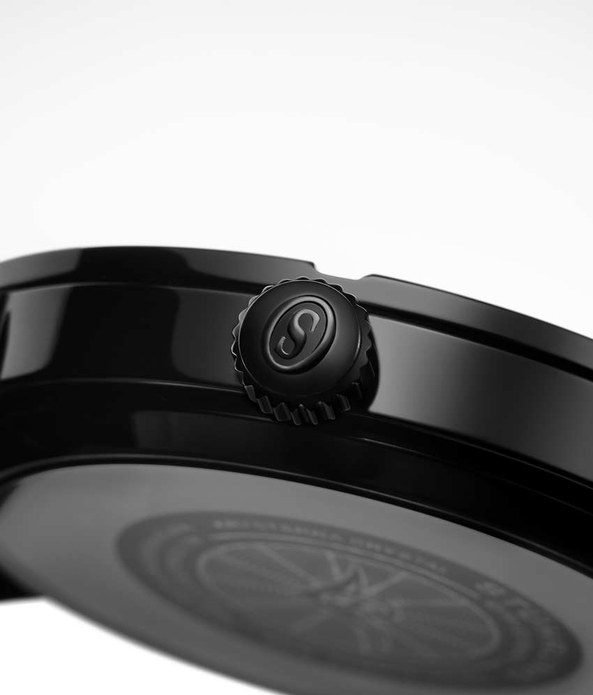 Gun Metal Grey/Black PVD/Black