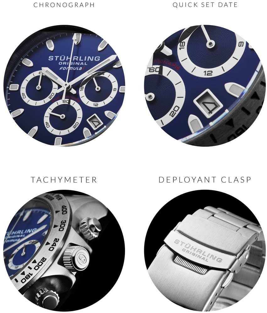 Blue Dial / Silver Case / Silver Band