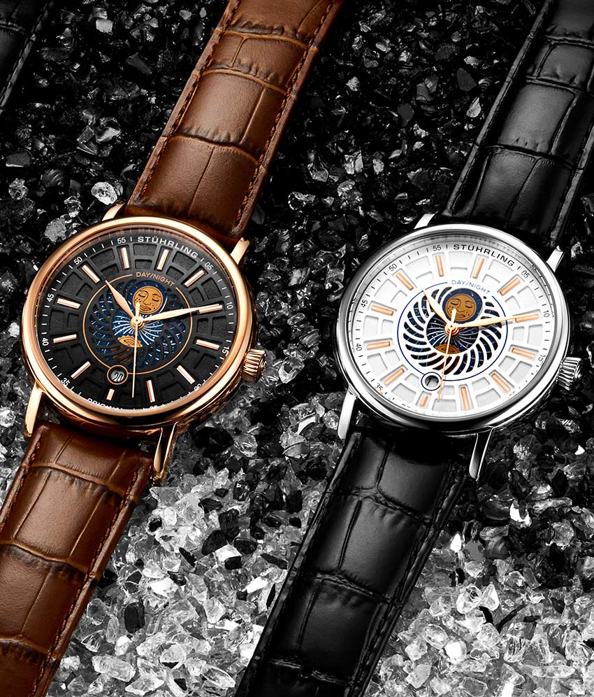 White Dial / Silver Case / Black Band