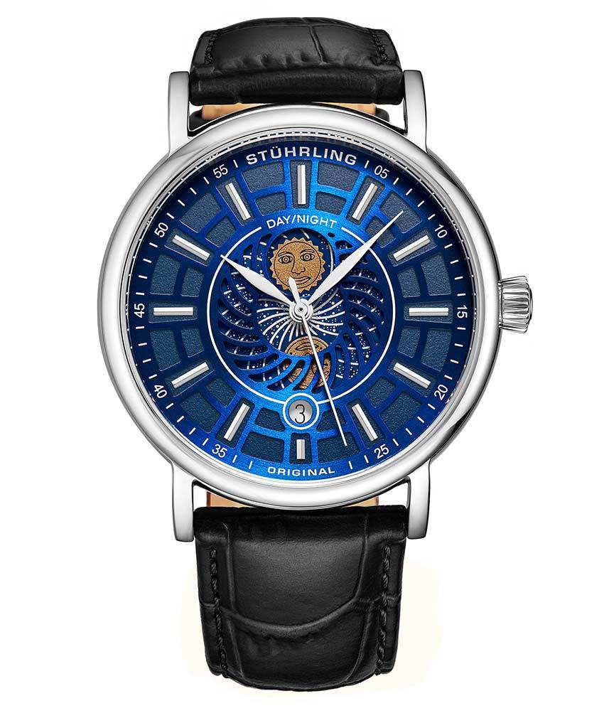 Blue Dial / Silver Case / Black Band