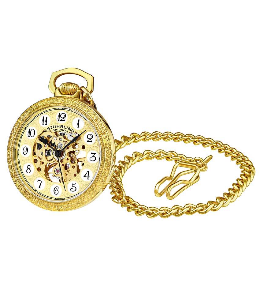 Gold Dial / Gold Case / Alloy Pocket Watch