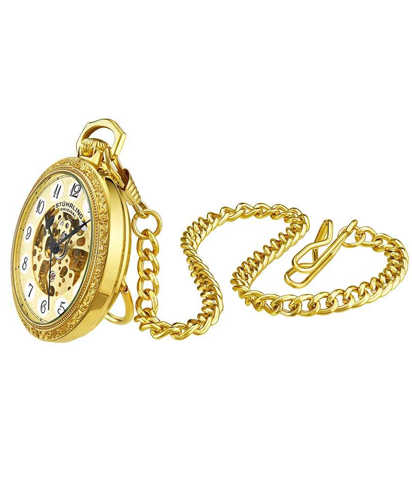 Gold Dial / Gold Case / Alloy Pocket Watch
