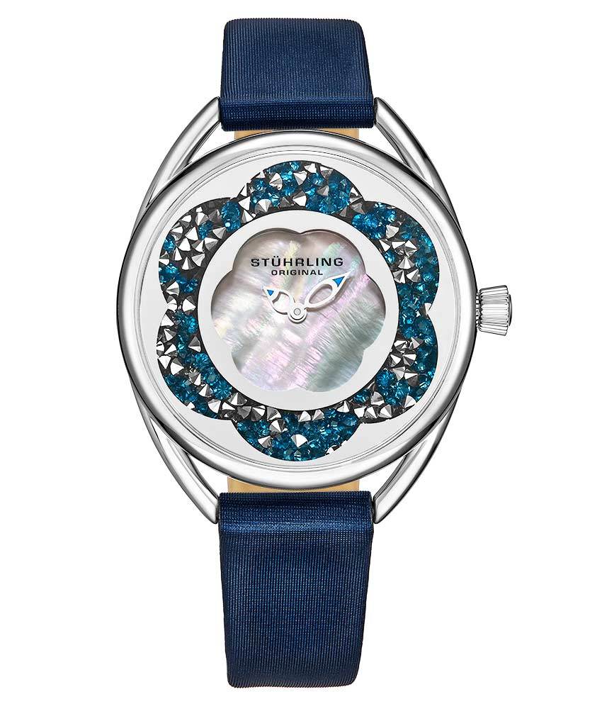 Silver Dial / Silver Case / Blue Band