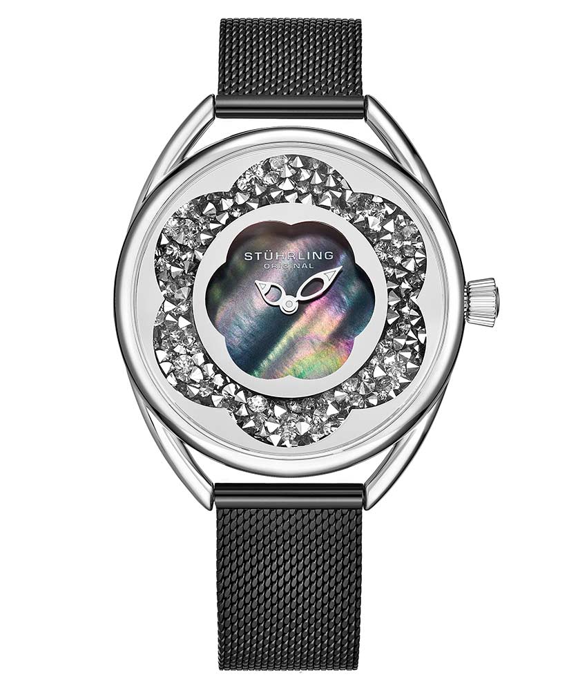 Black Dial / Silver Case / Black Stainless Steel Bracelet Black Foldover Buckle