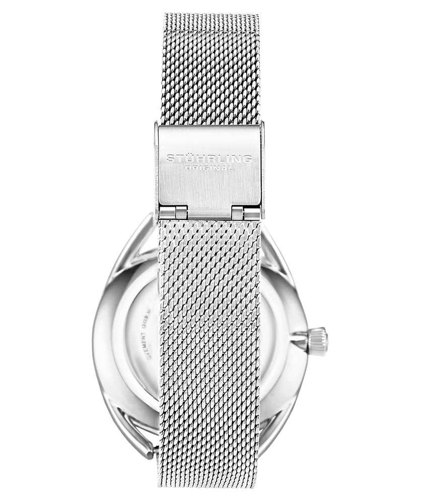 White Dial / Silver Case / Silver Stainless Steel Bracelet Silver Foldover Buckle 2