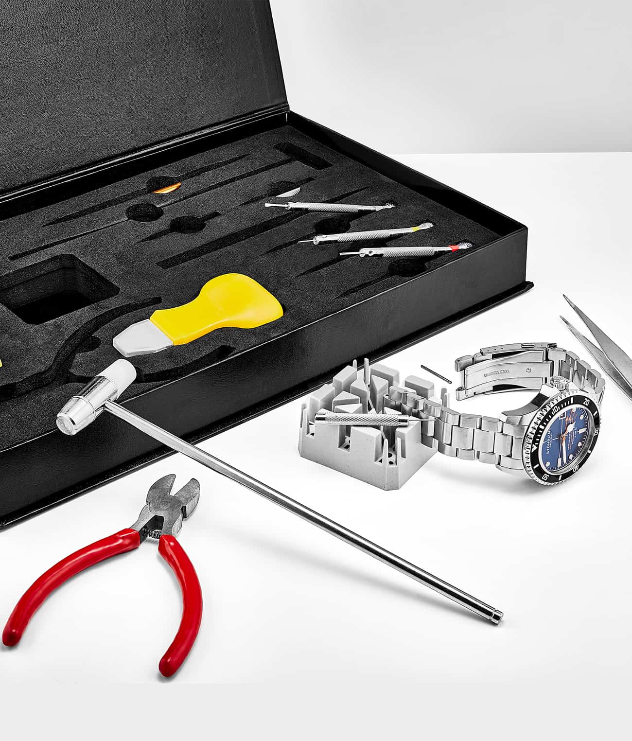 Depthmaster 883.01, Sion 1001.02, Signature Pen, and Watch Tool Kit